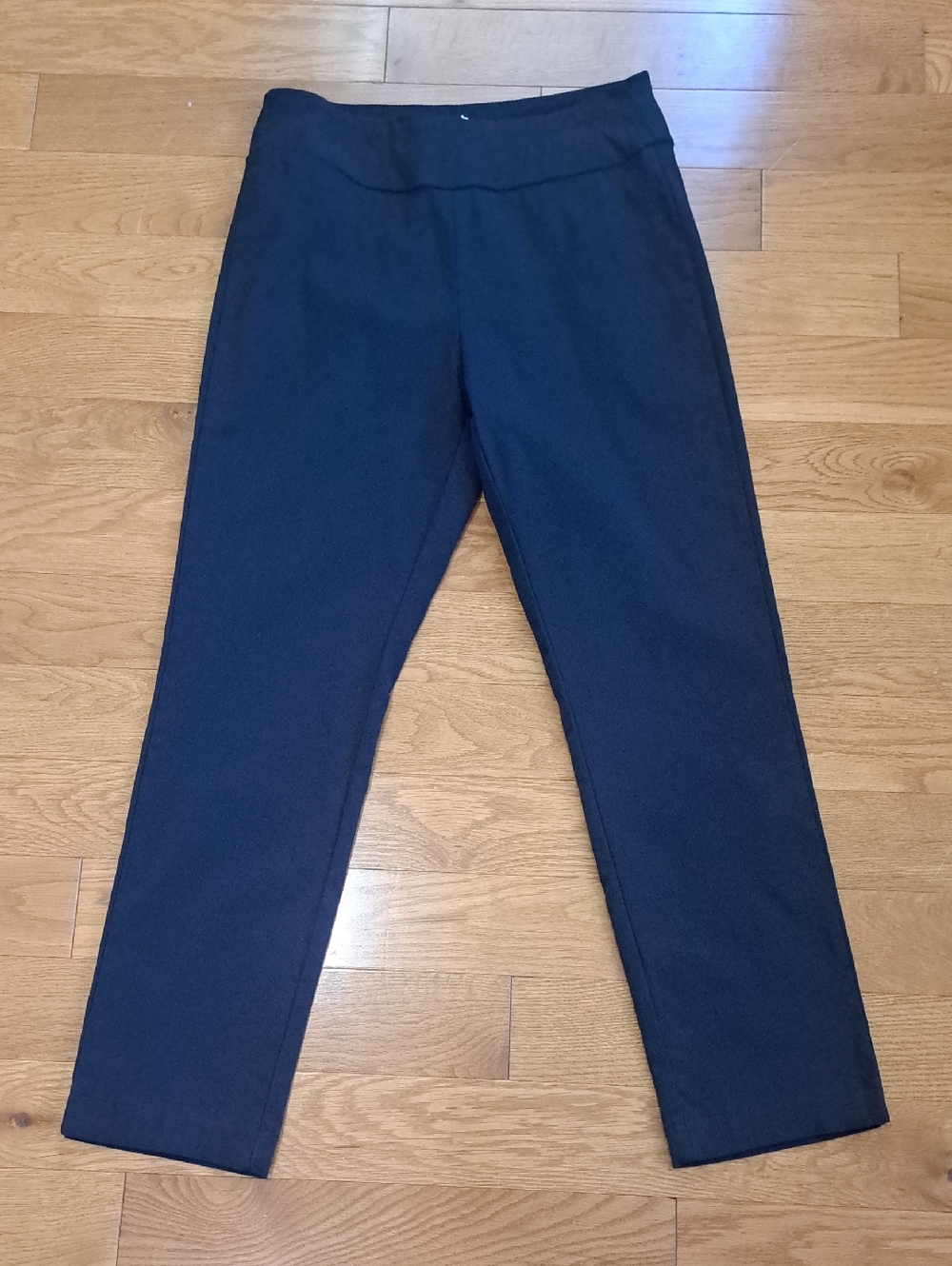 Black Stretch Pull-On Pants